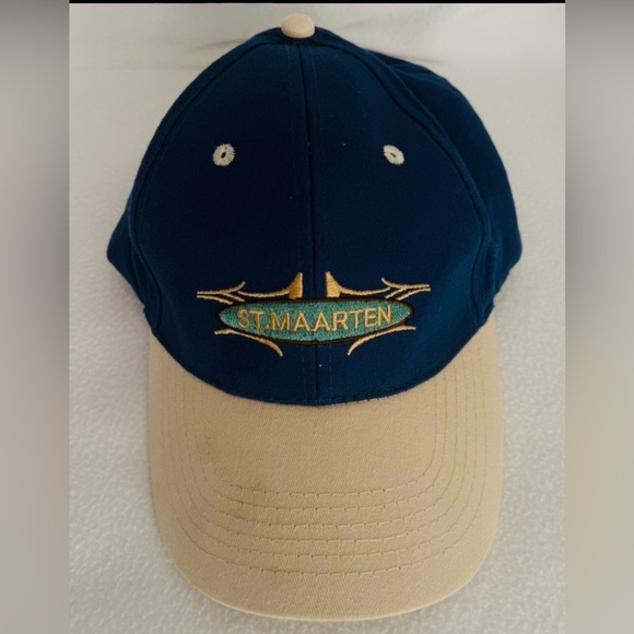 Other - St. Maarten Blue and Tan Cap